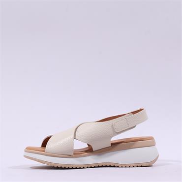 Oh My Sandals Cross Strap Slingback - Hielo